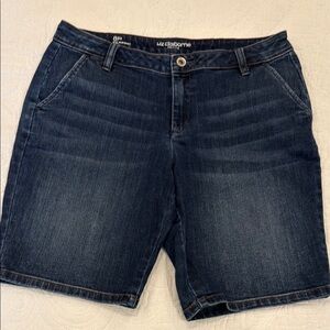 Liz Claiborne Blue Jean Shorts with Relaxed Fit